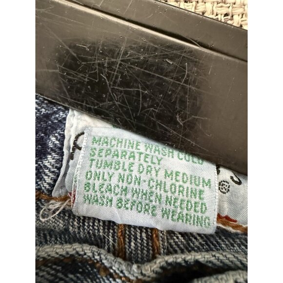 Vtg Palmetto's Acid Wash Mom Jeans 25” Waist Bow Zipper Ankle 80s Denim Retro - Picture 9 of 12